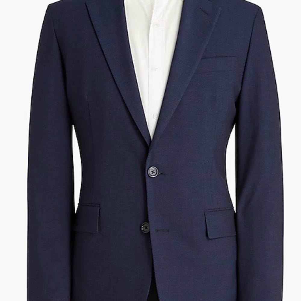 J. Crew Factory Dark Blue Suit Jacket